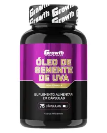 Óleo de semente de Uva (75caps) - Growth Supplements